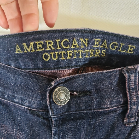 American Eagle Outfitters Men Slim Straight Purple Jean Pants - Picture 5 of 7